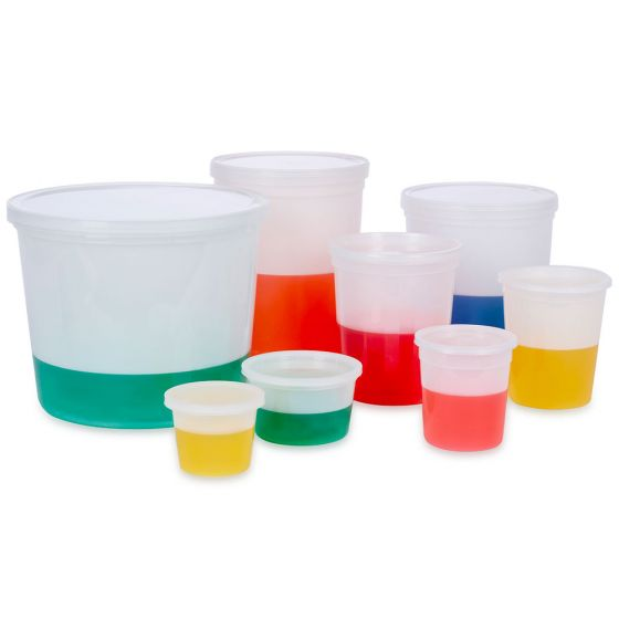 Multi Purpose Snap Lid Container, Natural, HDPE