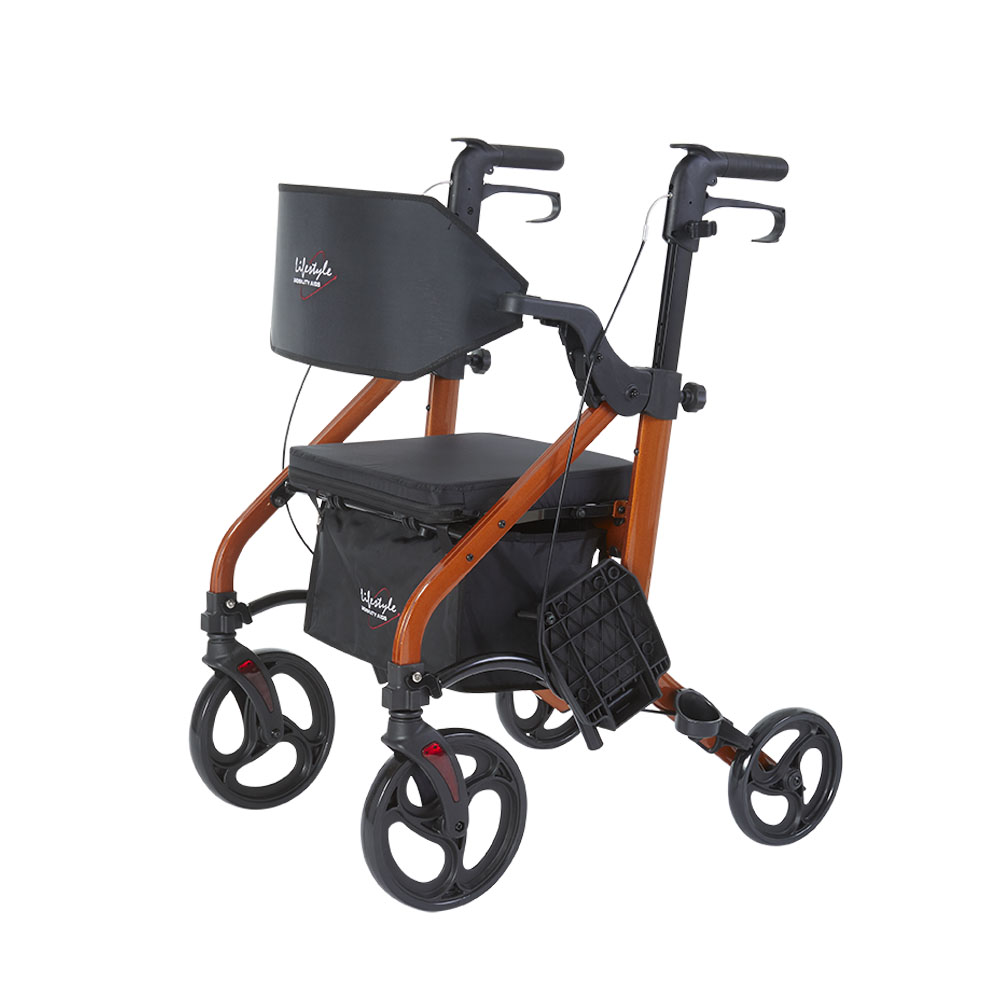 Deluxe Translator Rollator/Transport Chair