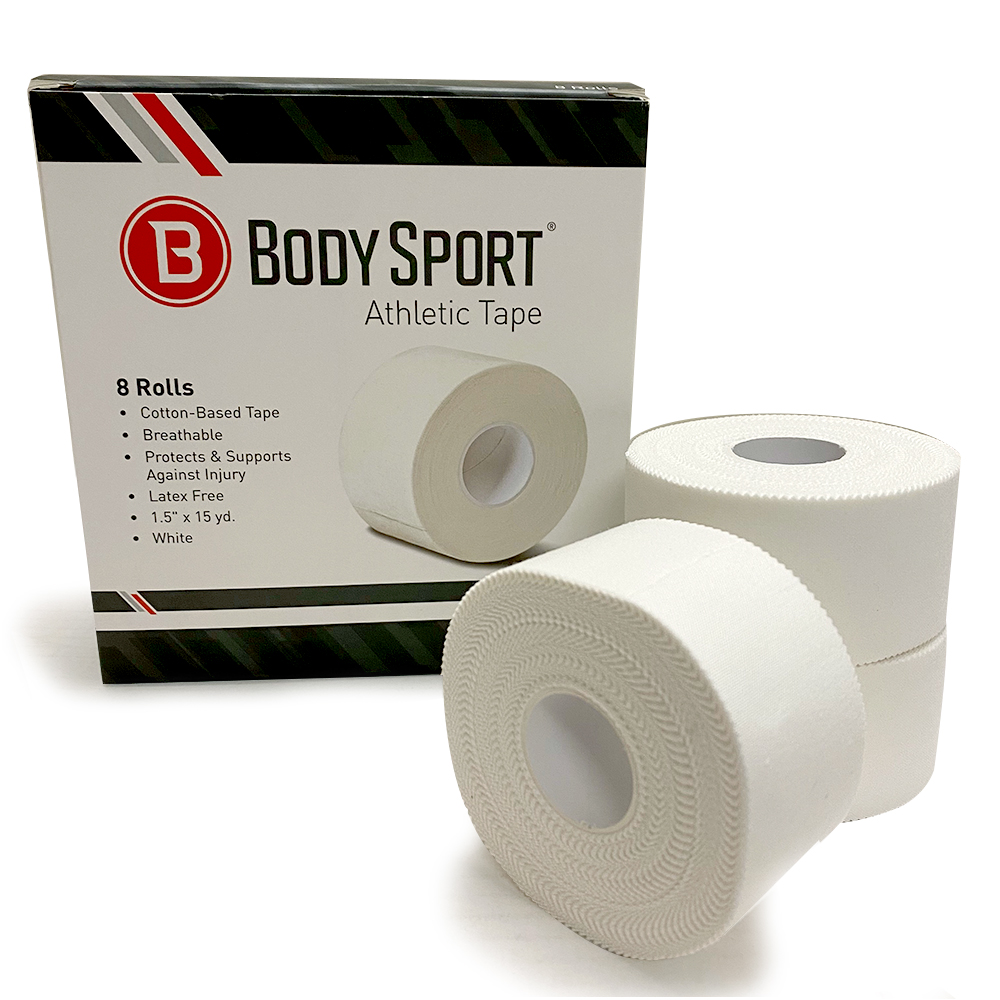 Athletic Tape 1.5' x 15 yd - 8 Rolls