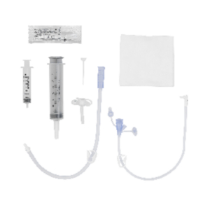 Low-profile gastronomy feeding tube