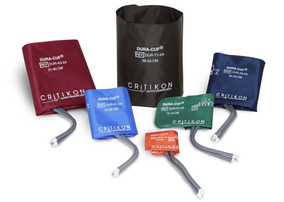 Critikon Dura Cuff Blood Pressure Cuff, 1 Tube Bayonet Connector