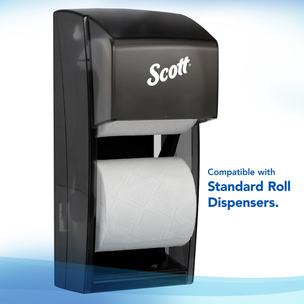 Scott Professional, Recycled Fiber, Standard Roll Bathroom Tissue, 2 Ply, White