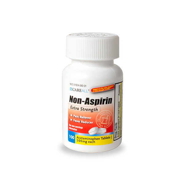 CareALL Acetaminophen Tablets, 500mg