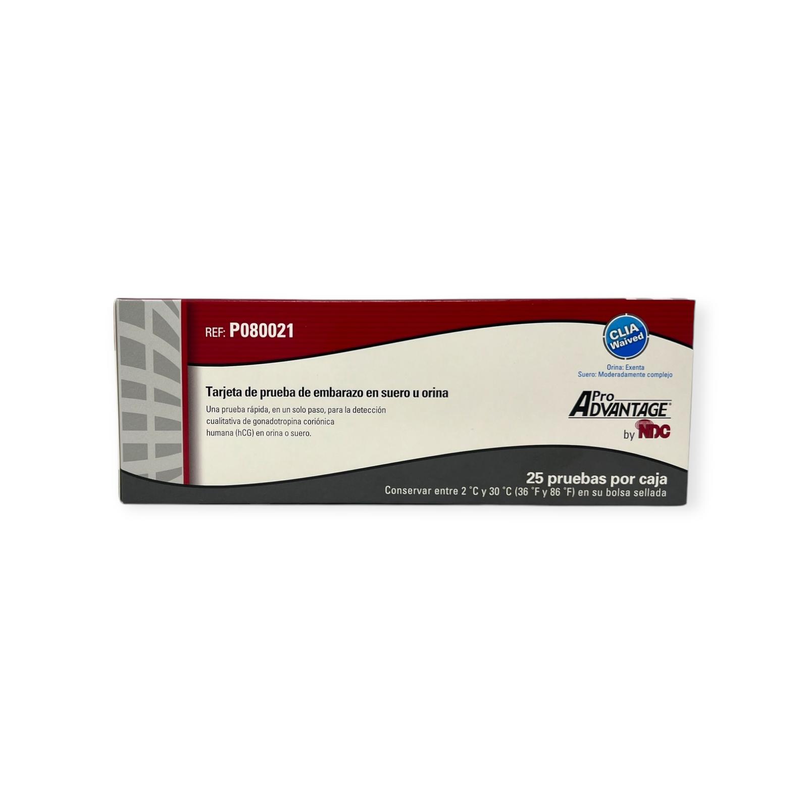 hCG Urine / Serum Pregnancy Cassette Device - Box of 25