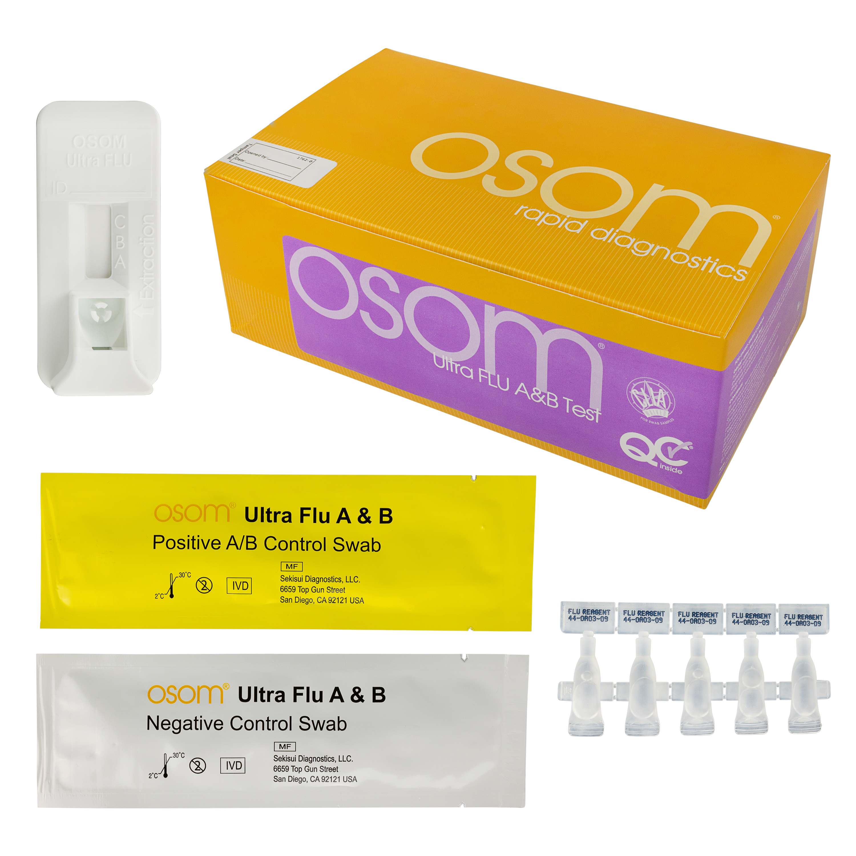 OSOM Ultra Flu Influenza A & B Test