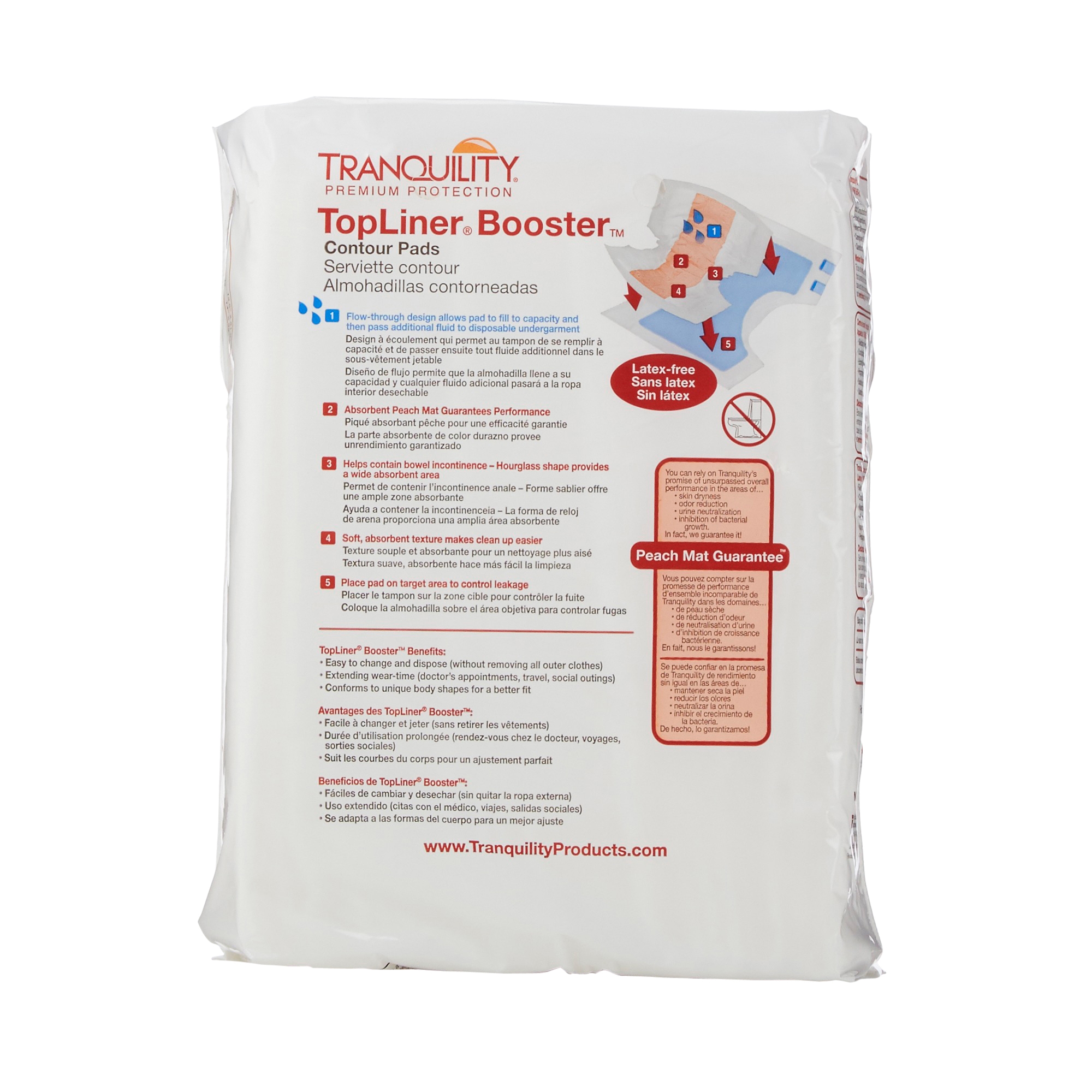 Tranquility Top Liner Contour Booster Pads