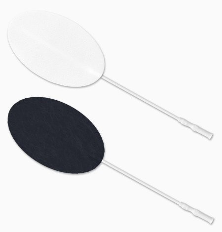 ValuTrode Foam Electrode, White Foam Top, Oval