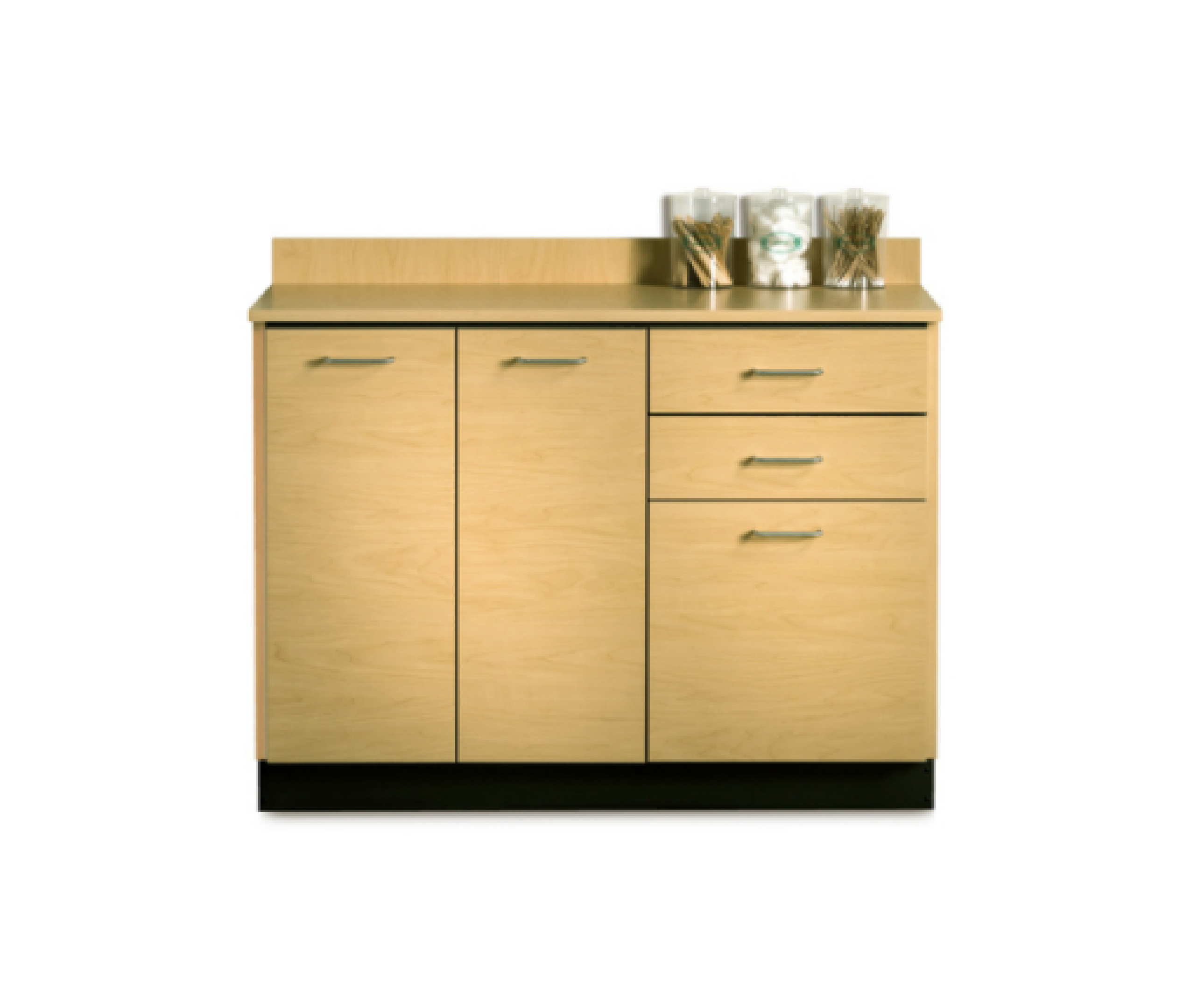 Base Cabinet with 3 Doors and 2 Drawers