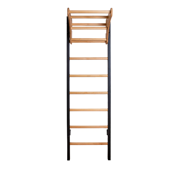 211 Wall Bar with Adjustable Beech Wood Pull Up Bar