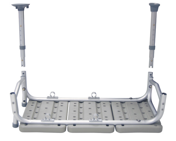 Plastic Tub Transfer Bench with Adjustable Backrest