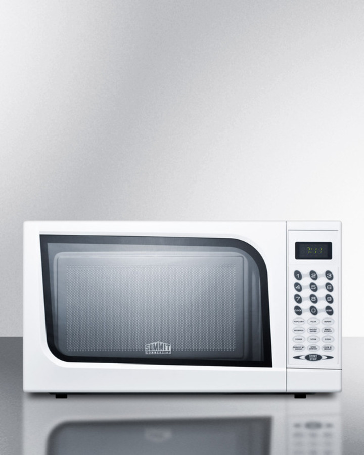 Mid Sized Microwave Oven with Fully White Finish