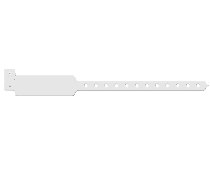 Adult / Pediatric Vinyl Wideface Write On Wristbands, Custom Printed