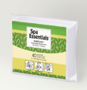 Washcloth Premium 12" x 13-1/2", White, Disposable