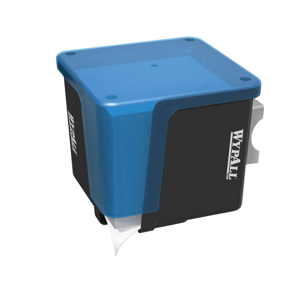 Wypall Dispenser, Quarterfold, Black