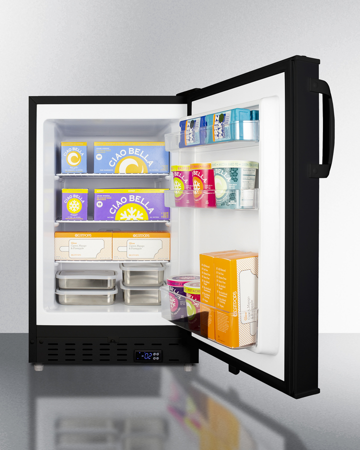 20" Wide Built In All Freezer ADA Compliant