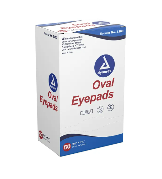 Oval Eye Pads, Sterile