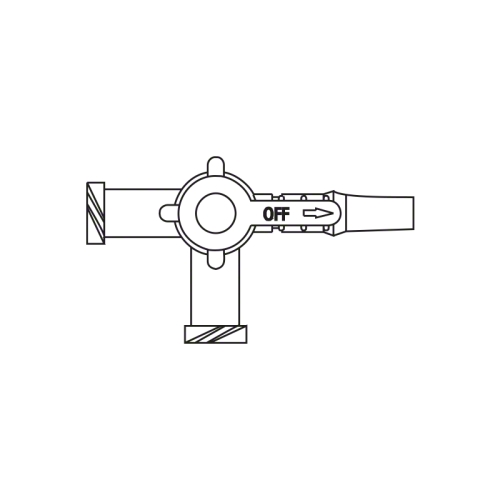 Discofix Three Way Stopcock with Luer Slip