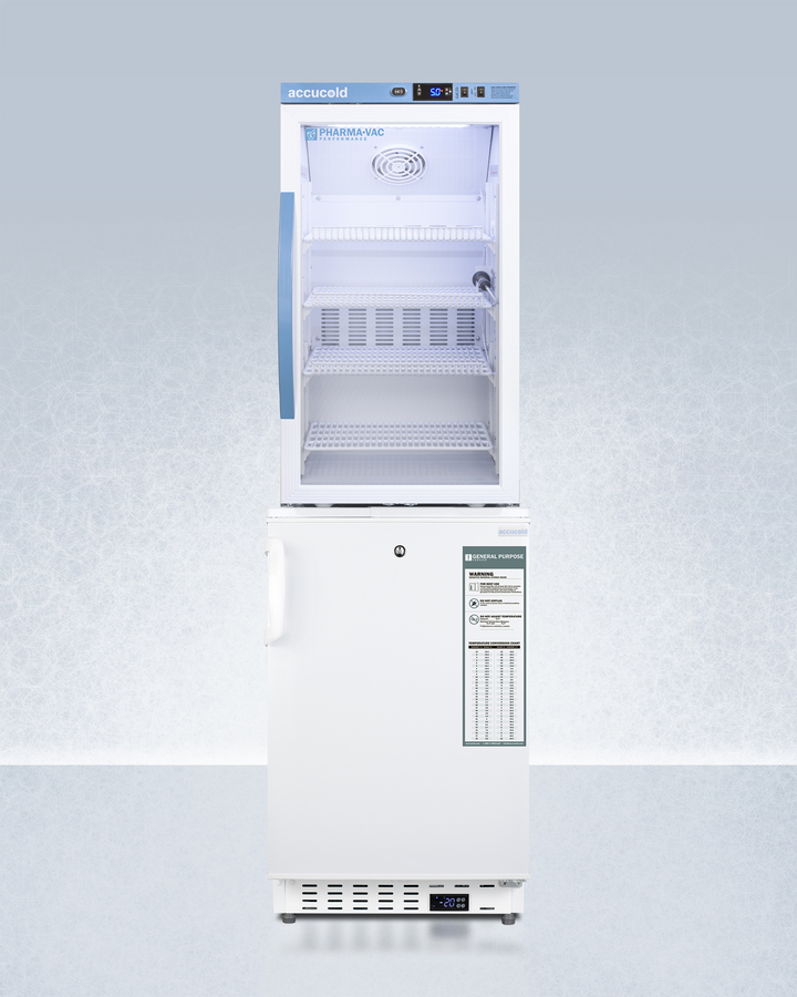 20" Wide Vaccine Refrigerator / Freezer Combination