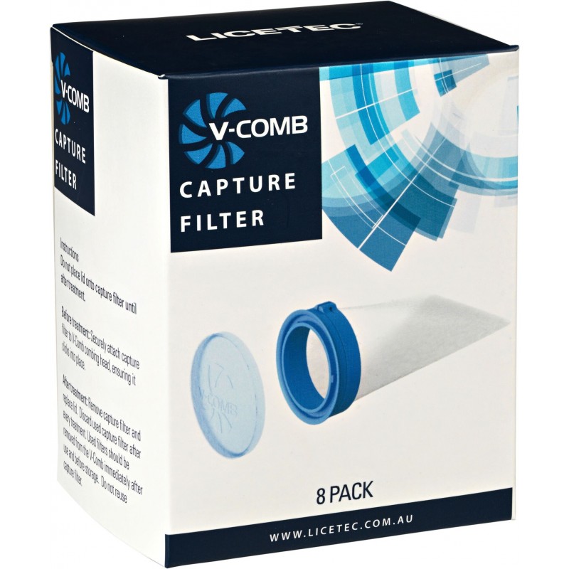 V-Comb Replacement Capture Filters Refill 8 Pack
