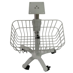 CLEO Rolling Stand with Basket & Base Plate