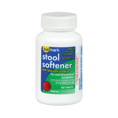 Sunmark Stool Softener Unflavored Tablet