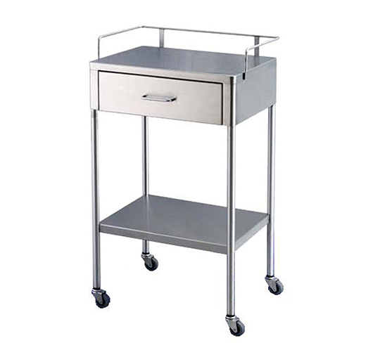 Stainless Steel  Utility Table with Drawer