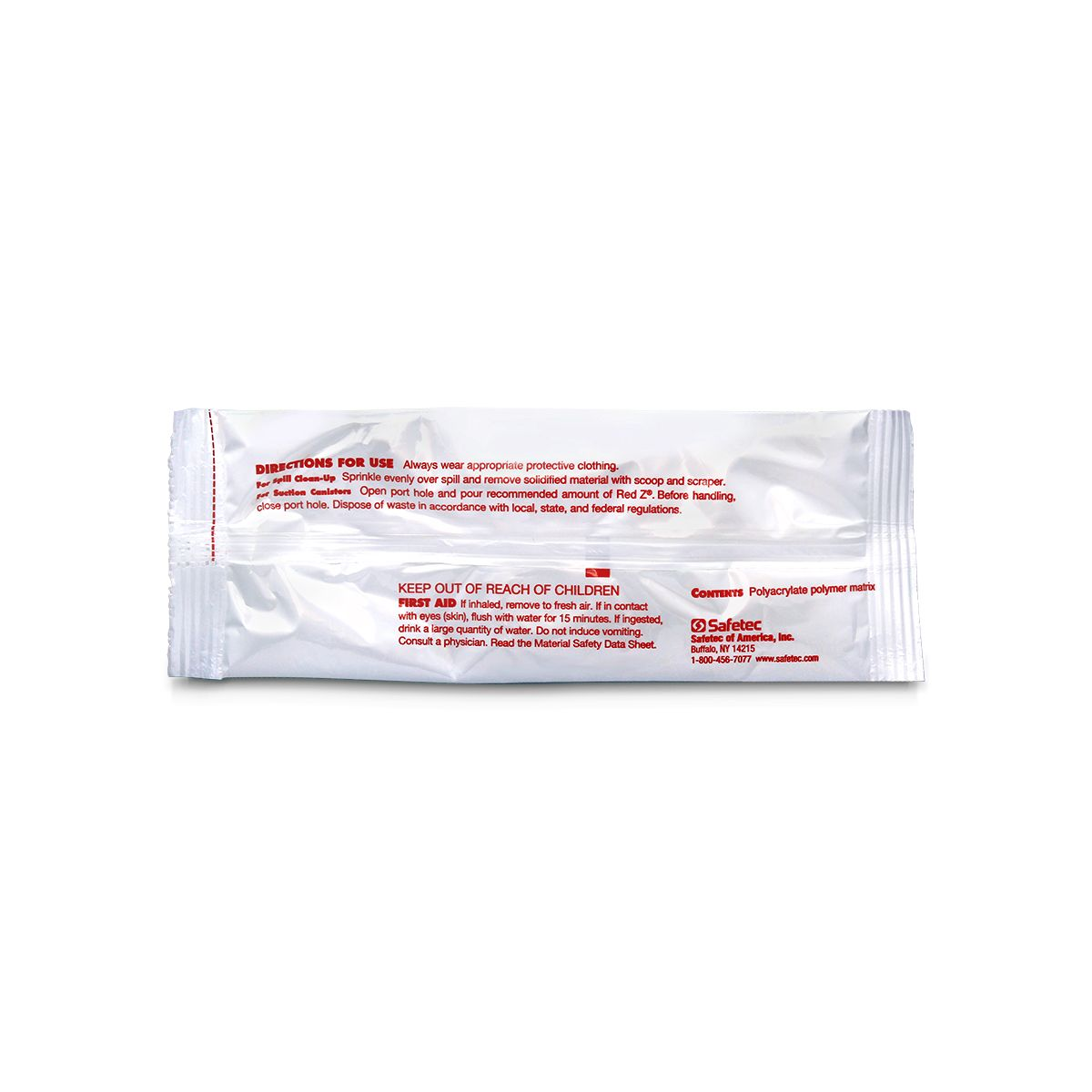 Red Z Spill Control Solidifier Single Use Pouches