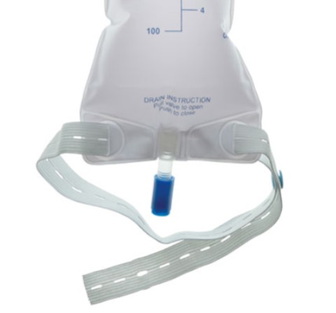 Urinary Leg Bag, Push Pull Drain Port