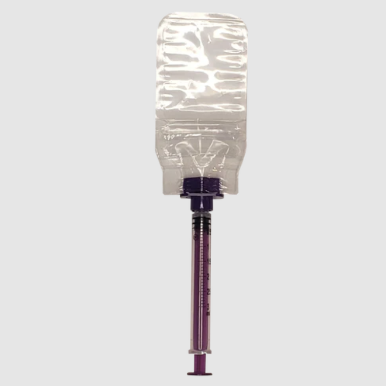 Non Sterile Female ENFit Syringe with Purple Plunger
