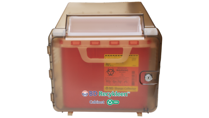 Recykleen Locking Wall Cabinet with Shield