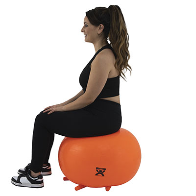 Inflatable Exercise Balls with Stability Feet