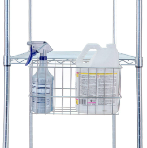 Accessory Basket for Linen Carts & Shelving Units