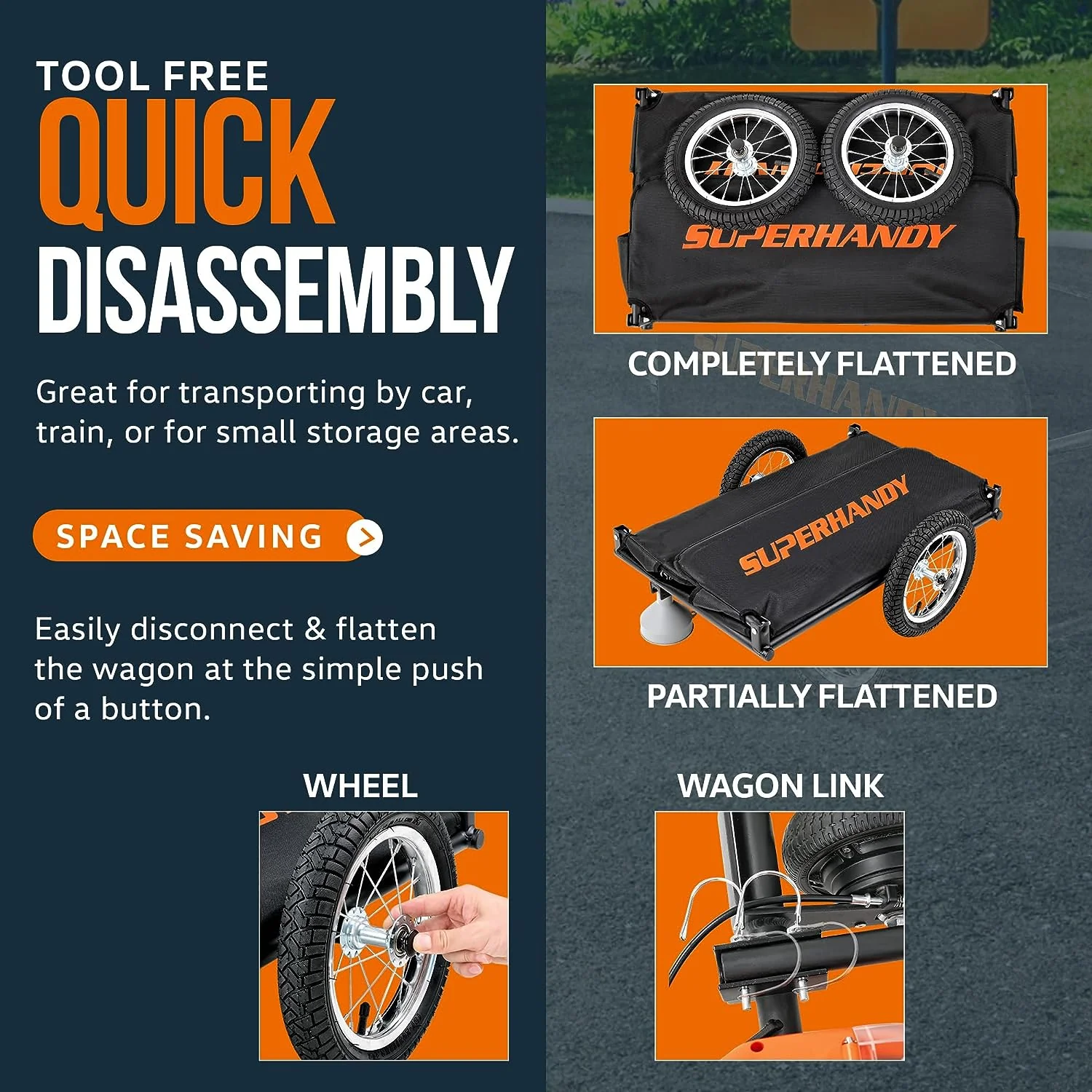 Foldable Follow Behind Wagon