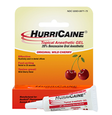 HurriCaine Topical Anesthetic Gel Tube