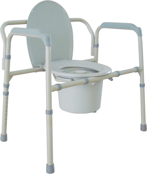 Heavy Duty Bariatric Folding Bedside Commode Seat