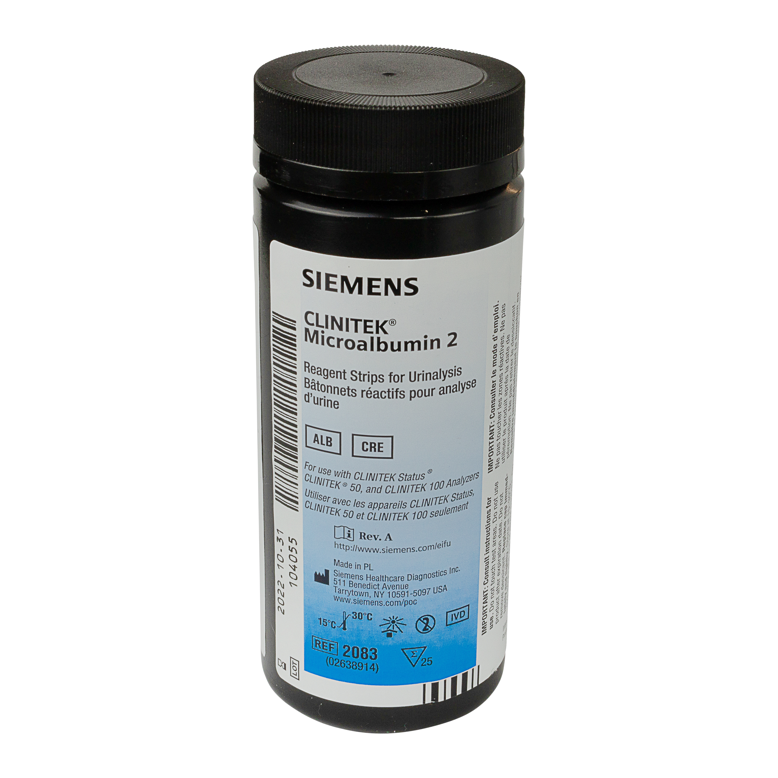 Clinitek Microalbumin Reagent Test Strips