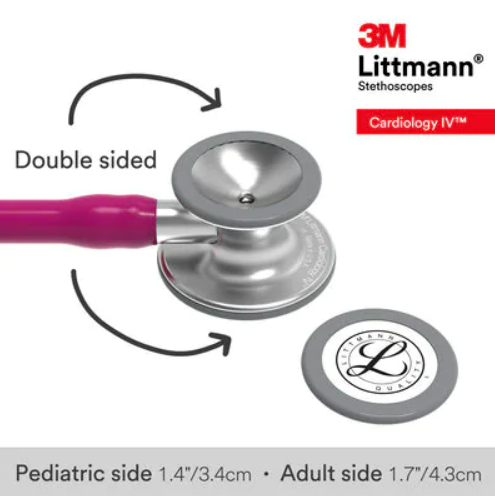 Littmann Cardiology IV Stethoscope, Standard Finish Chestpiece