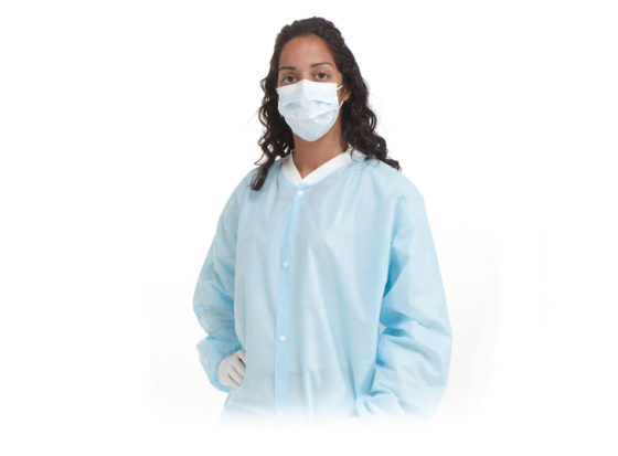 AssureWear Lab Coat, Blue