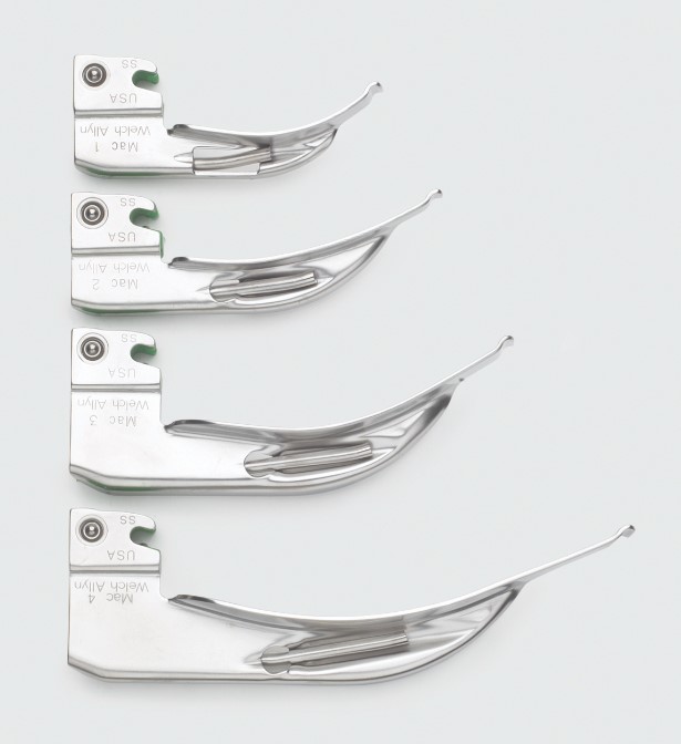 Miller Laryngoscope Blades, Fiber Optic