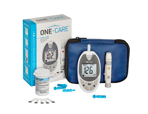 One Care Glucose Monitor for Self Testing (Complete Kit)