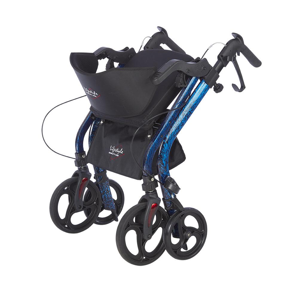 Deluxe Translator Rollator/Transport Chair
