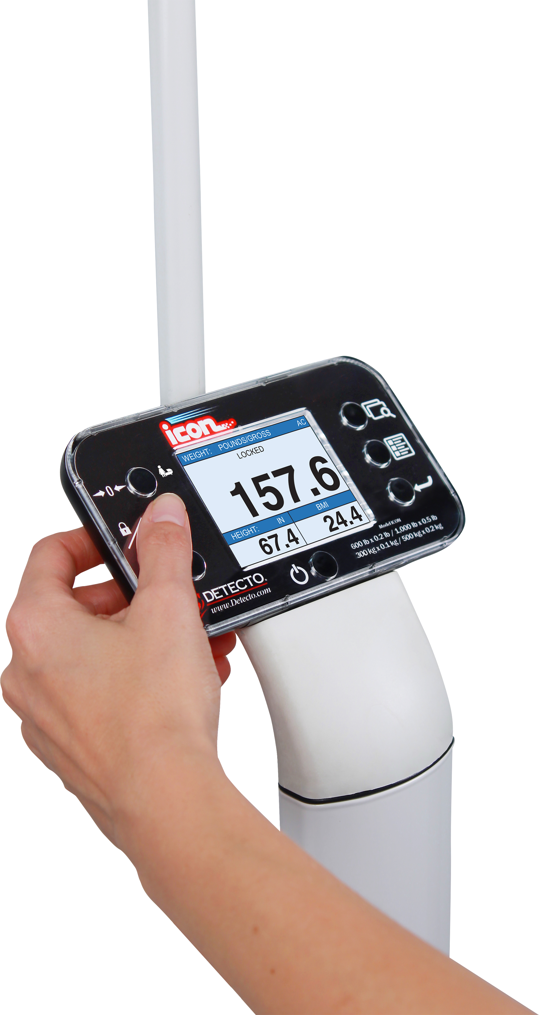 Icon Physician Scale With Sonar Height Rod