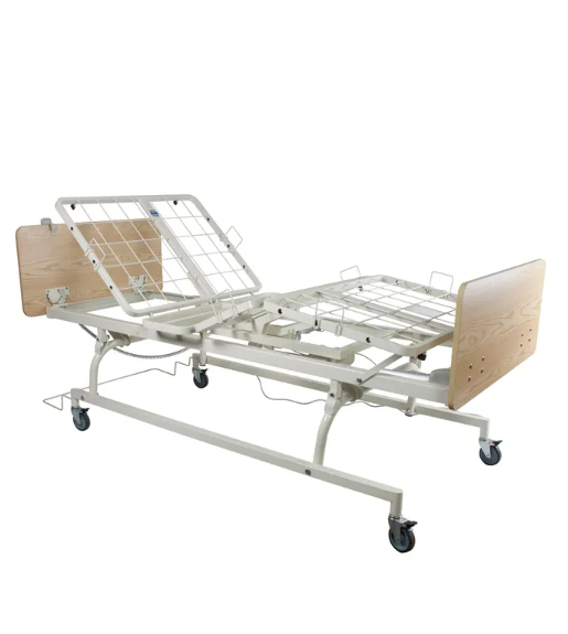 D100 LTC 3 Function Standard Bed, Mahogany Wood Boards 