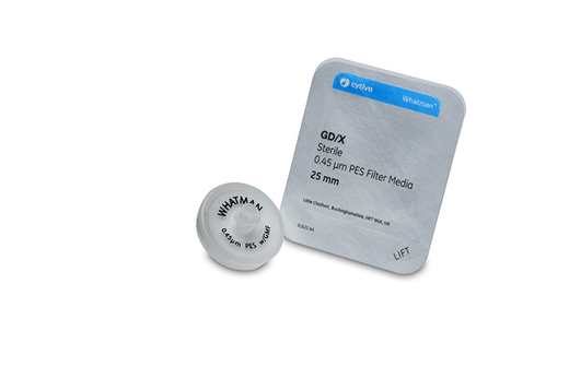 GD / X 25 mm Sterile Syringe Filter, 0.45 µm
