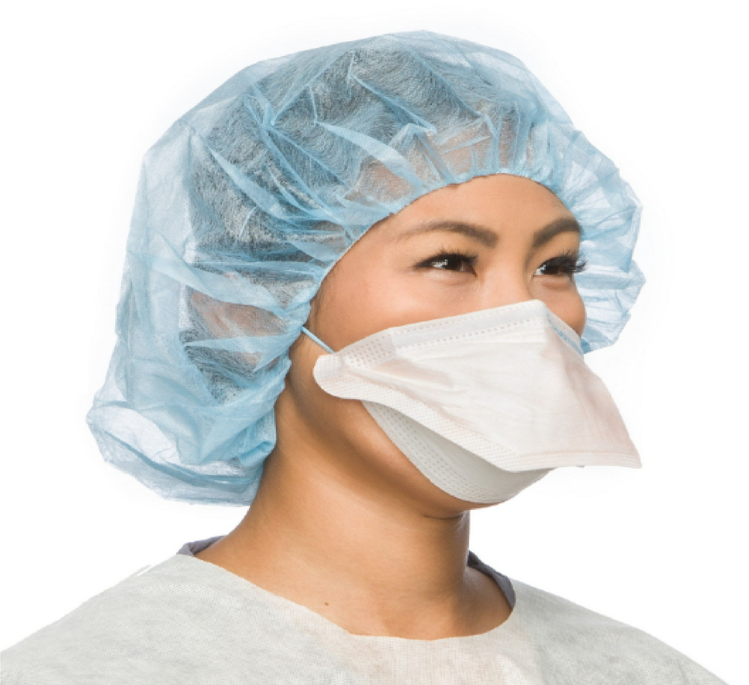 Fluidshield Surgical N95 Respirator Mask with Safety Seal and Soft Inner Lining, Non Sterile
