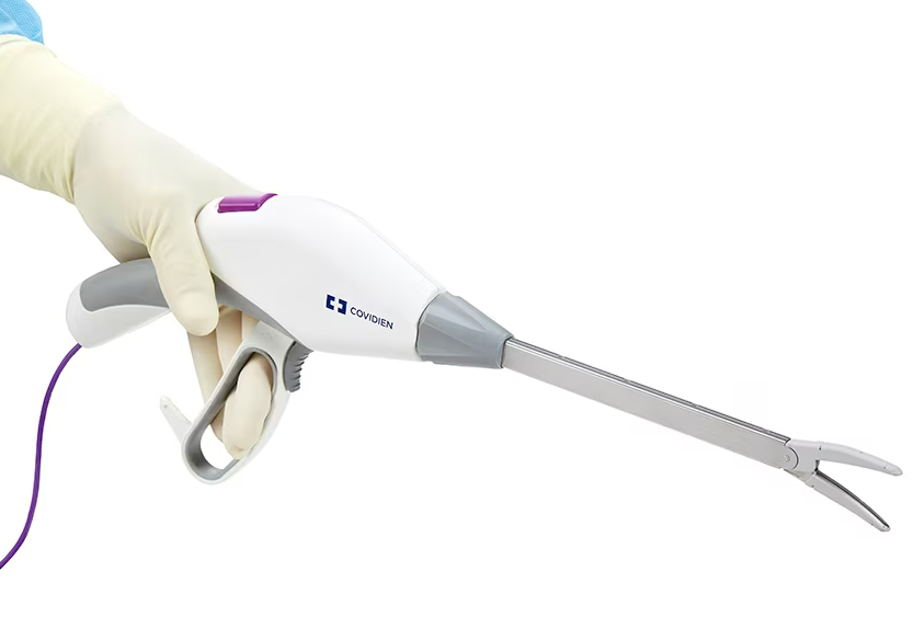 LigaSure Impact Curved Open Sealer / Divider with Large Jaw and Nano Coating