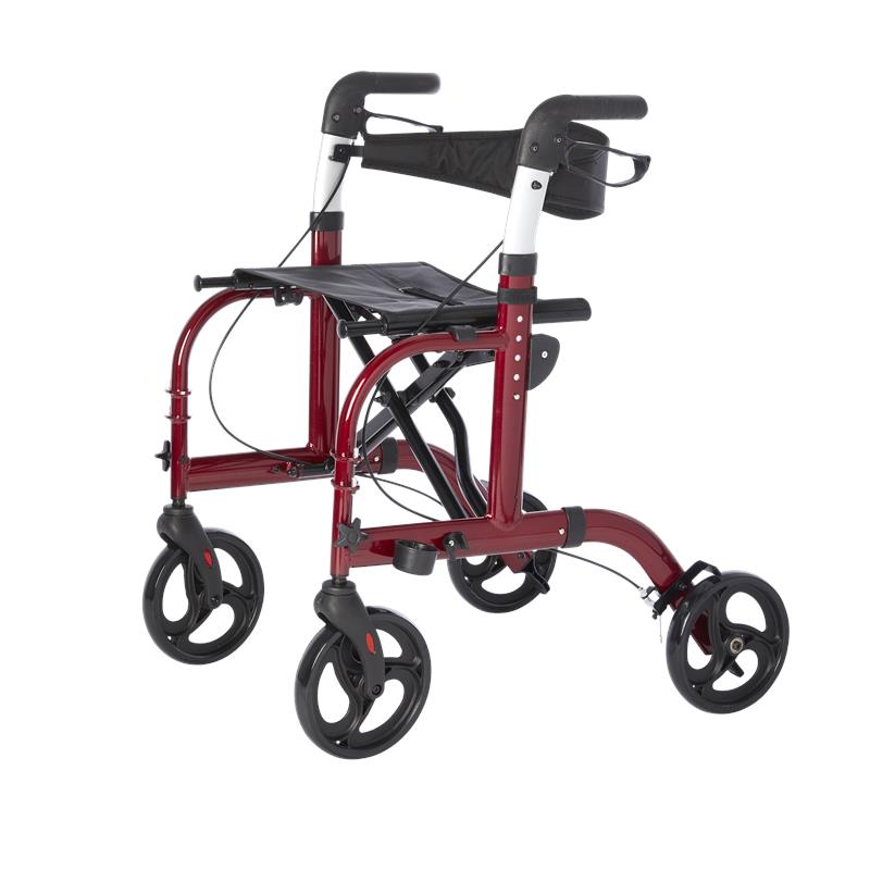 Translator, Rollator and Transport Chair, 2 in 1 