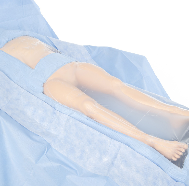 CVARTS Cardiovascular Incise Drapes, 108" x 80" x 126", Sterile