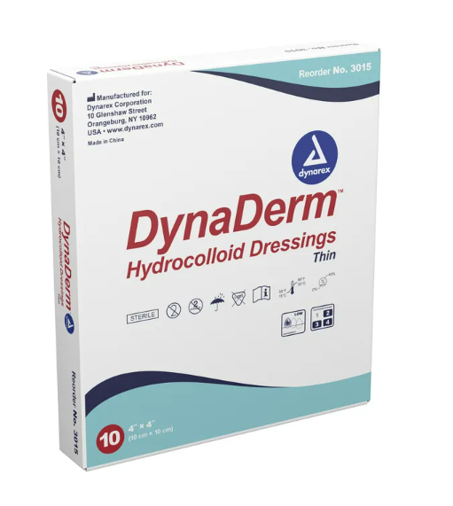 DynaDerm Hydrocolloid Dressings, Thin