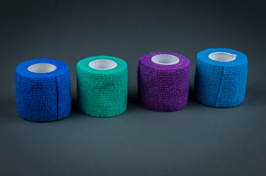 EBan Latex Free Cohesive Compression Bandage, Non Sterile, Assorted Colors